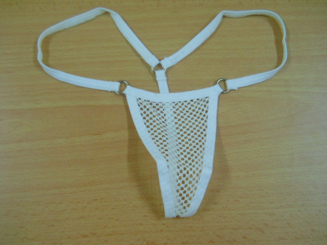  2U: U2854 Sexy White Micro Net TBack String Thong Women39;s Underwear