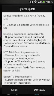 HTC One Android 4.3