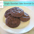 Triple Chocolate Cake Brownie Cookies