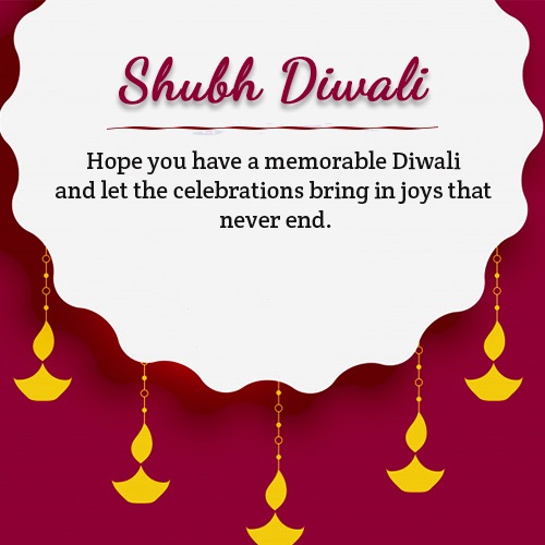 Diwali Message from CEO to Employees
