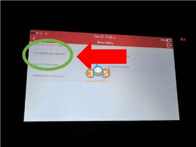 Make Porsche Coding Changes with Launch CRP919X 5