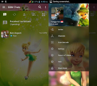 BBM Mod TinkerBell Apk Terbaru v3.2.5.12 For Android