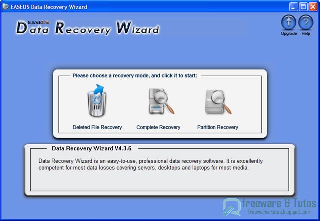 Offre promotionnelle : EASEUS Data Recovery Wizard gratuit !  (2ème édition)