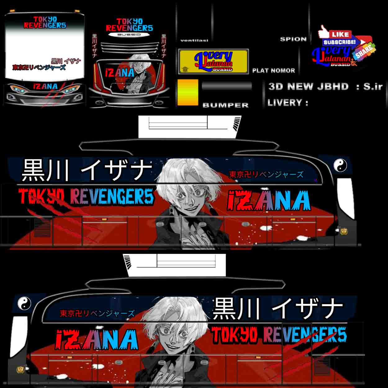 download livery tokyo revengers