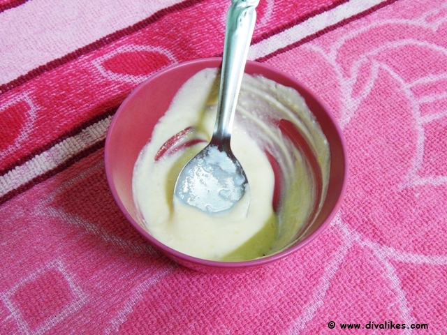 Gram Flour and Curd Mixture