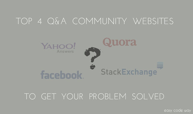 Top 4 Question-Answer Community Sites