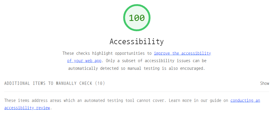 Accessibility 점수 향상