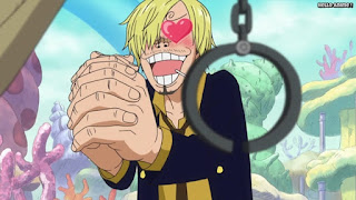 ワンピースアニメ 魚人島編 534話 サンジ | ONE PIECE Episode 534