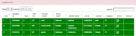 RSKMP Portal : Class 6 -7 students  marks Entry Process