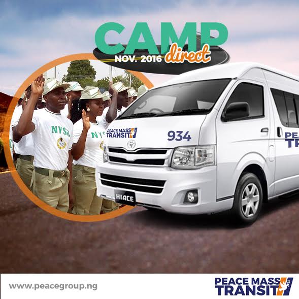 Travel with Peace Mass Transit to your orientation camp. Booking commences 15th Nov. 2016.