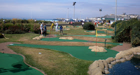 Minigolf course in Hastings