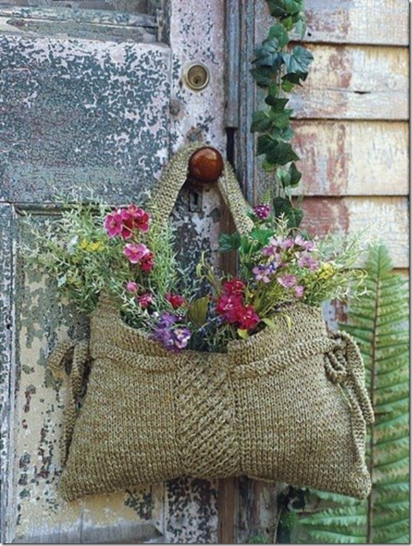 blomster i veske