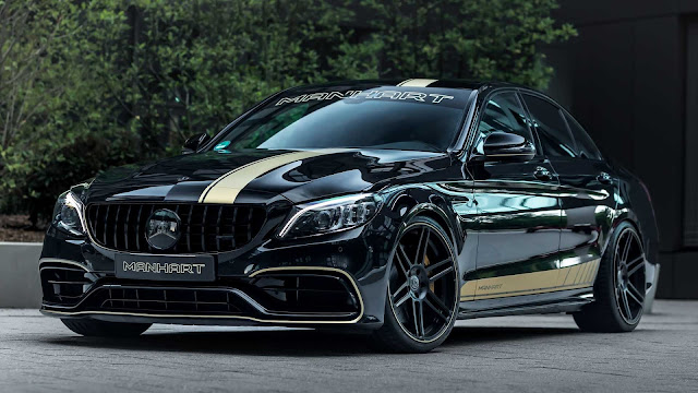 Mercedes-AMG C63 With V8 Gets High-Powered Sendoff From Manhart