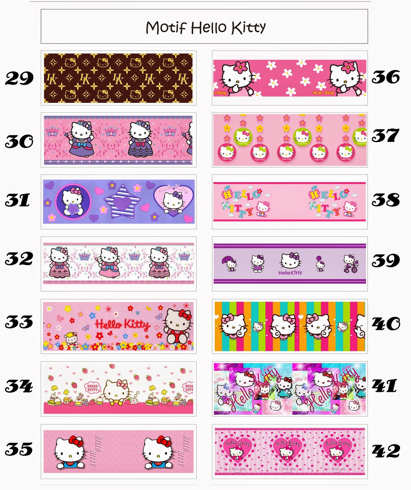 Wallpaper Border Murah Meriah Katalog New Motif Design