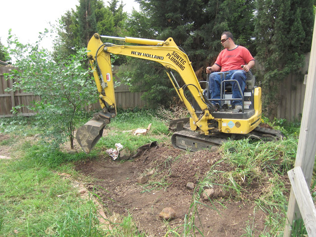 Digging up the garden