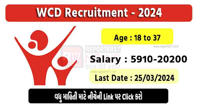 WCD Recruitment 2024