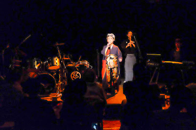 Shigin unit xie performs at Graffiti, Akasaka, Tokyo.