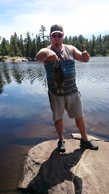 Scott caught a bass.