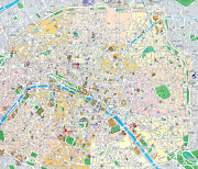 This Paris France map is rather huge and detailed. (big map of paris france)