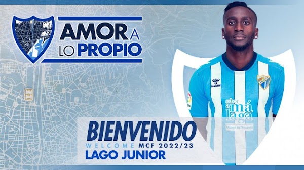 Oficial: El Málaga ficha a Lago Júnior hasta 2024