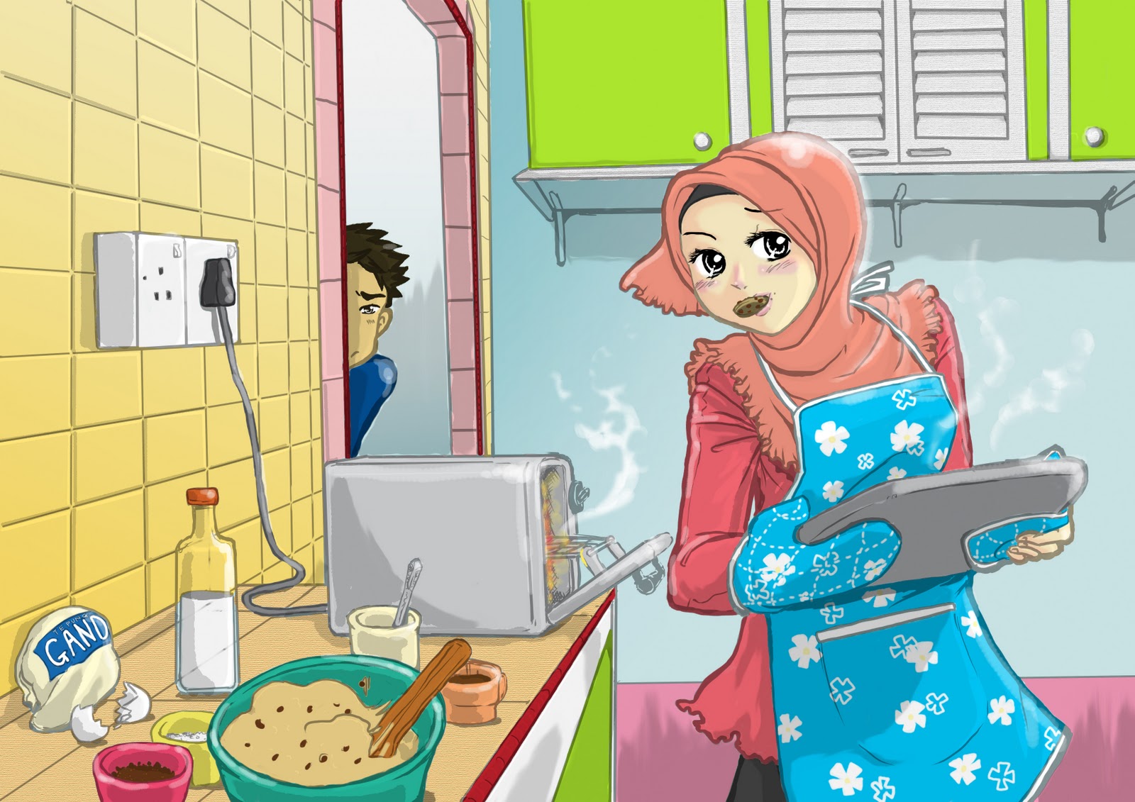 Soo Cool Pics Gambar Kartun Muslimah Sejati