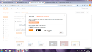 mulai mengunggah template blog