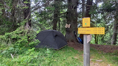 bivouac au col du Frenay