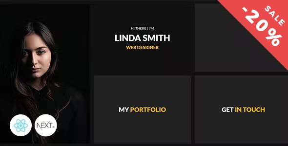 Best Personal Portfolio React NextJS Template