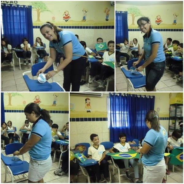 TURMA DO 4º ANO "A" da escola dinâmica REALIZOU CONCURSO com BANDEIRA NACIONAL