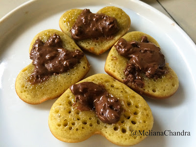 Kue Cubit with Nutella