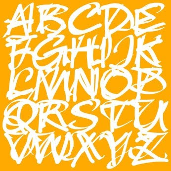 graffiti letters alphabet
