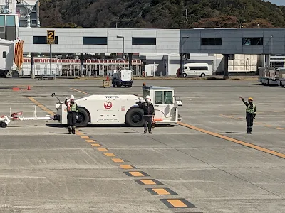 松山空港の地上スタッフ