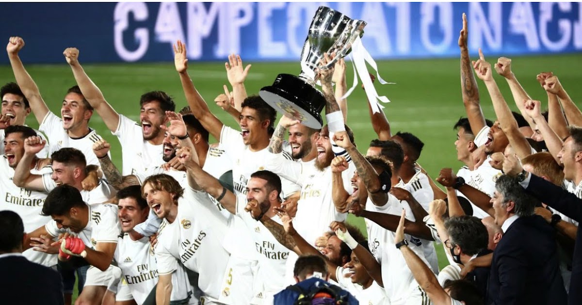 Real Madrid win their 34th La Liga title after win over