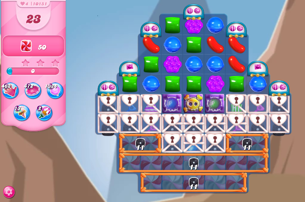 Candy Crush Saga level 10151