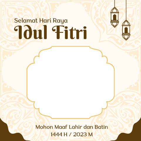 Template Twibbon Selamat Hari Raya Idul Fitri 2023