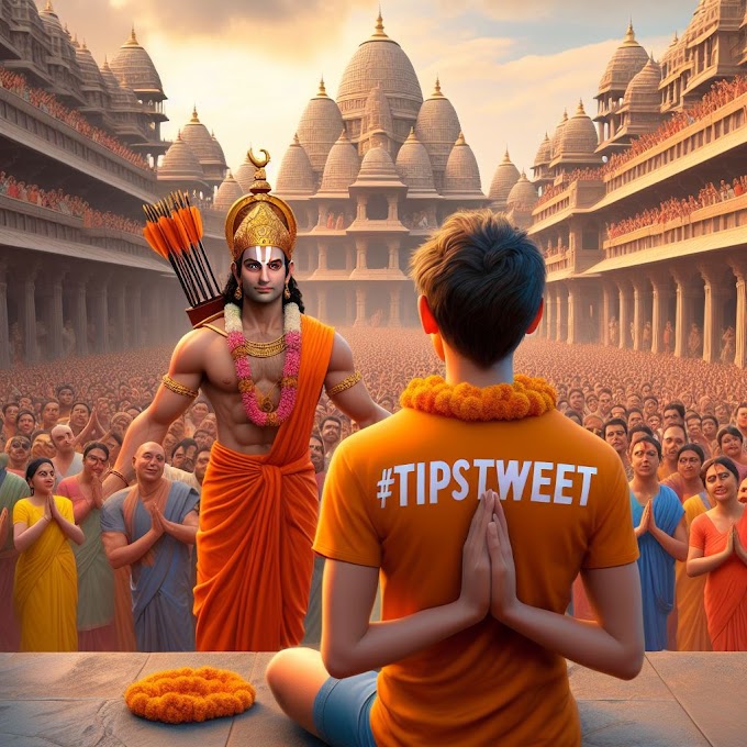 Ram Mandir T-Shirt Name Editing Using Bing AI Image Generator With Prompt