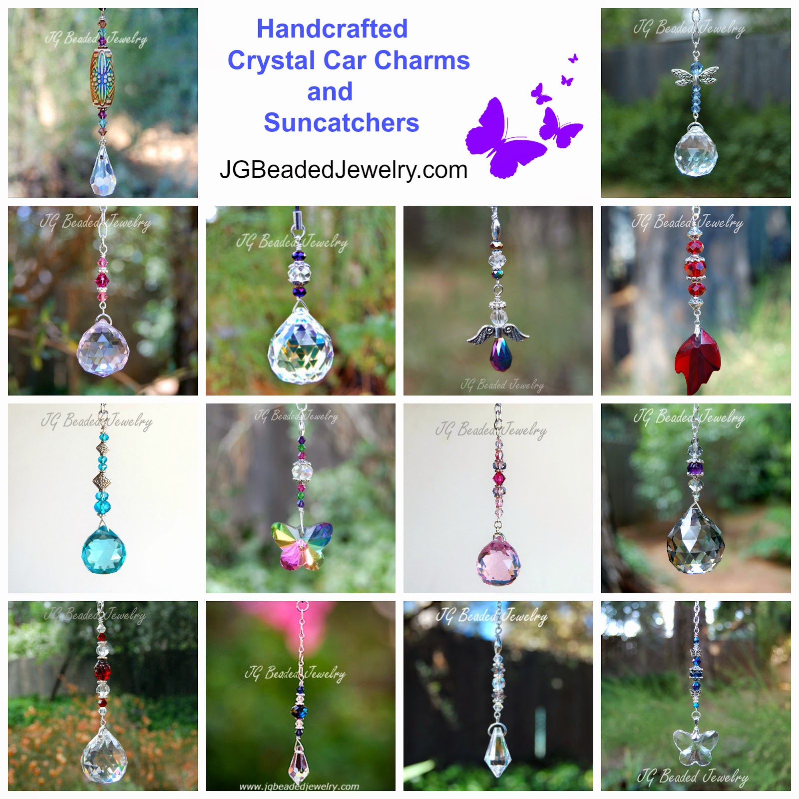  Crystal Car Charms and Suncatchers