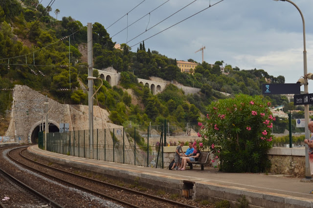 Train station at Villefranche-Sur-Mer