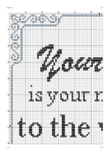 Motivation life quote Cross Stitch Pattern