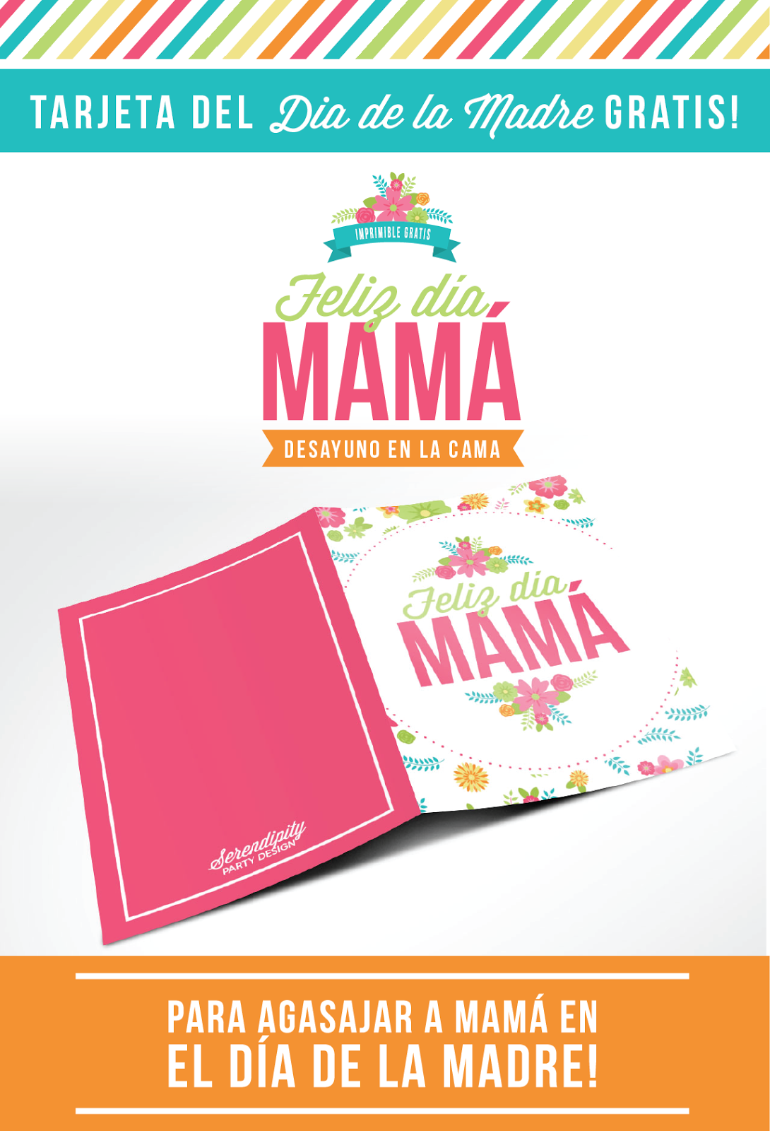 Tarjeta del Día de la Madre Imprimible Gratis