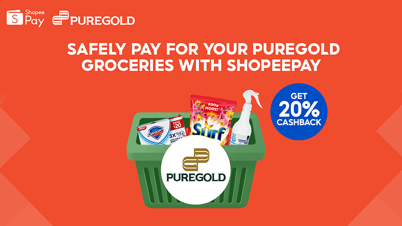 Puregold shoppers can get as much as 20 percent cashback when using ShopeePay