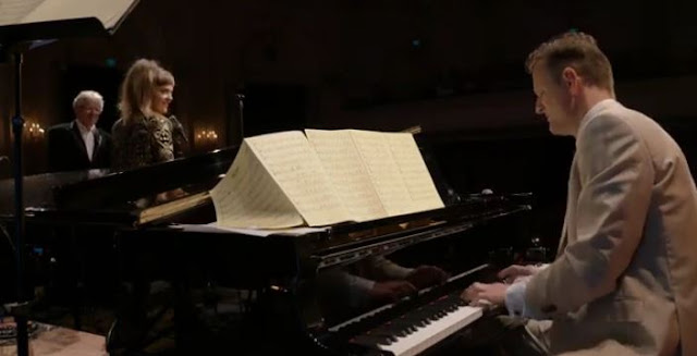 Henk Meutgeert, Camille Bertault et Peter Beets au Concertgebouw d'Amsterdam