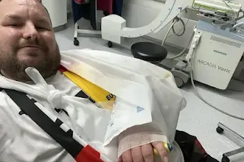 Germany fan had hand BROKEN by wayward Niclas Füllkrug shot