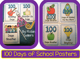 100 days of school posters