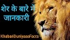 लायन के बारे में जानकारी हिंदी में – शेर के बारे में जानकारी हिंदी में - Sher Ke Bare me jankari - Lion Facts