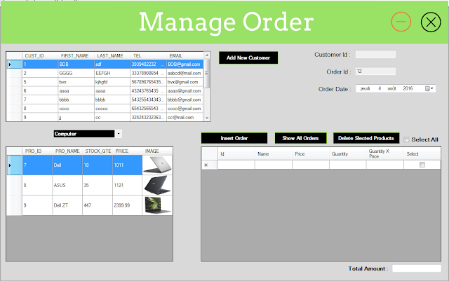 C# Inventory Management System Code