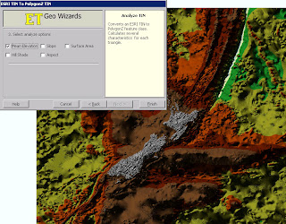 GeoWizards 9.7 TIN to Features Elevation