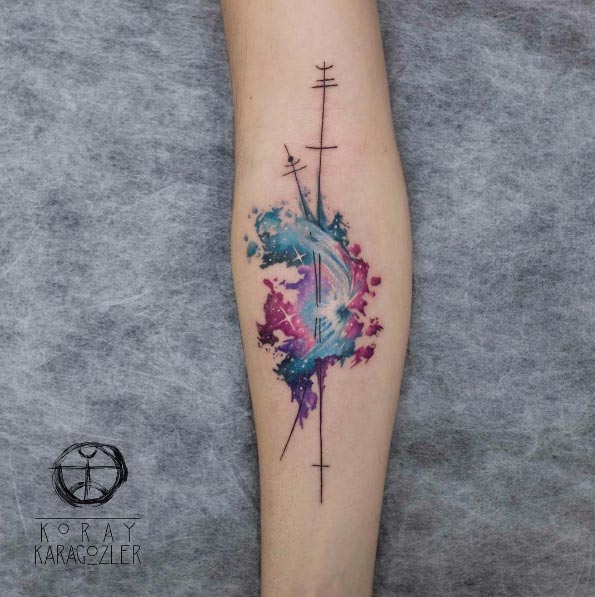 Tatuagem aquarela