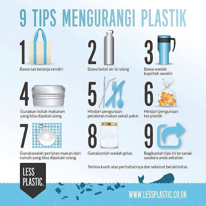 9 Tips Mengurangi Penggunaan Plastik, Nomor 9 Harus dibagikan, Lho!