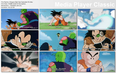 Download Film / Anime Dragon Ball Kai Episode 03 "Pertarungan Kematian, Keputusasaan Goku dan Picollo!" Bahasa Indonesia
